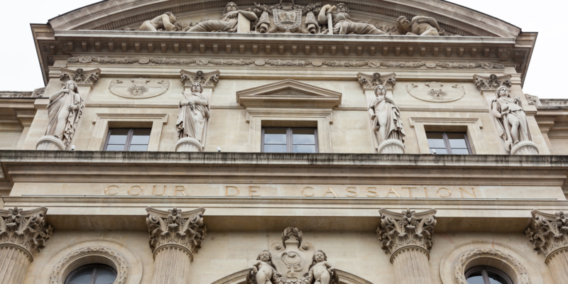 Court of cassation of Paris France