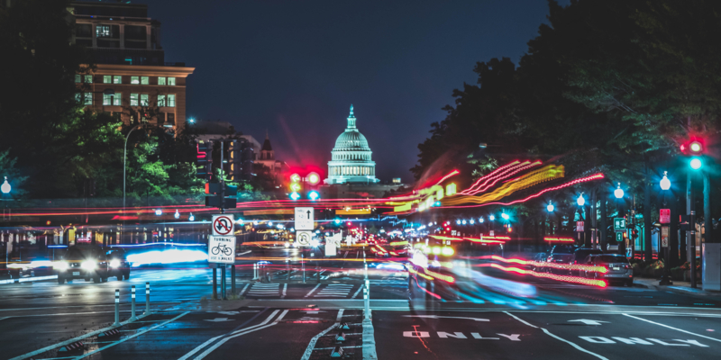 Here is the token nighttime long exposure shot of the U.S. Capital building in Washington D.C.