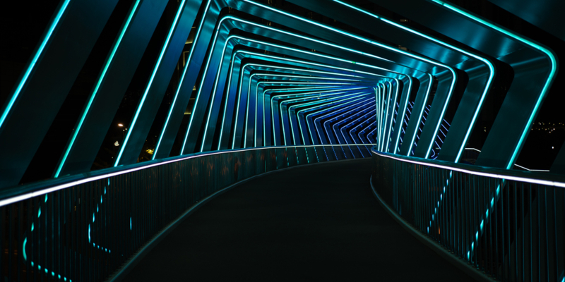 bridge at night