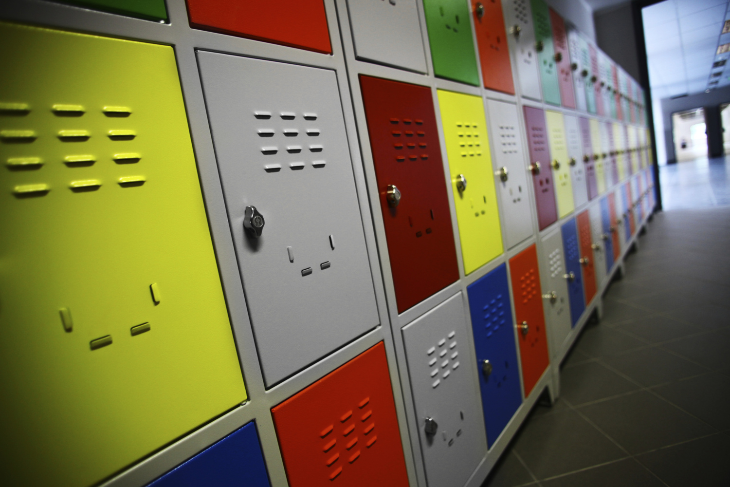 Colored Lockers